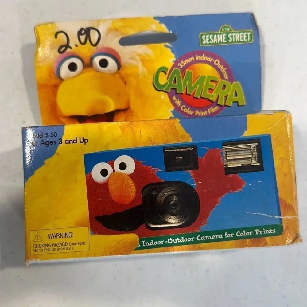 Sesame Street 35 mm Vintage Camera Disposable Color Prints 27 pictures NIB